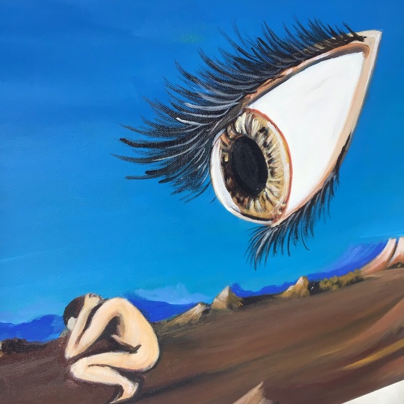 LThe Eye acrylic on canvas - Picture 3 of 16